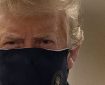 دونالد ترامپ سرانجام ماسک زد