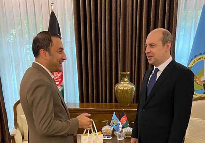 دیدار سفیر روسیه با رئیس عمومی امنیت ملی افغانستان