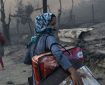 آتش‌سوزی مهیب در بزرگترین اردوگاه پناهندگان افغان در یونان