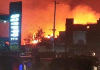 آتش‌سوزی در بندر امام صاحب کندز ۷.۵ میلیون افغانی خسارت برجای گذاشت