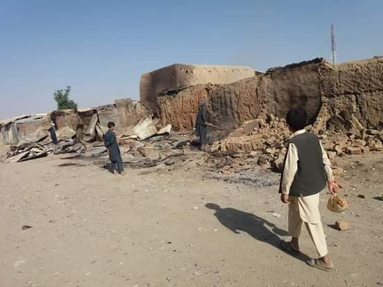 انفجار در المار فاریاب؛ کشته و زخمی‌شدن ۲۴ نفر و ویرانی ده‌ها خانه و دکان