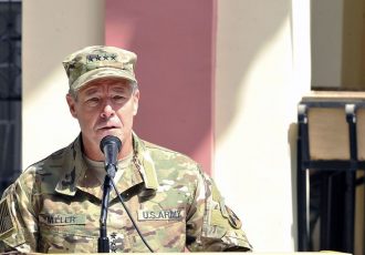 اسکات میلر: تخلیه پایگاه‌های نیروهای خارجی در افغانستان آغاز شده است