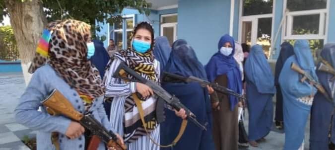 زنان جوزجانی علیه طالبان مسلح شدند