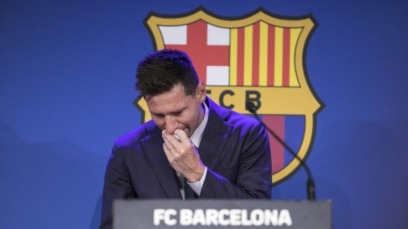 خدا حافظی با بارسلونا، اشک مسی را درآورد
