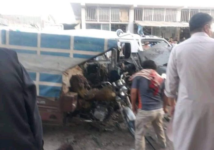 کشته وزخمی شدن ۱۳، تن در اثر انفجار موتر مسافربری در هرات
