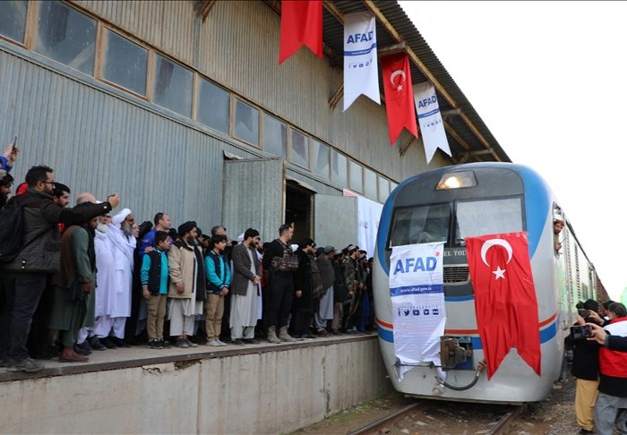 «قطار نیکوکاری» ترکیه به افغانستان رسید