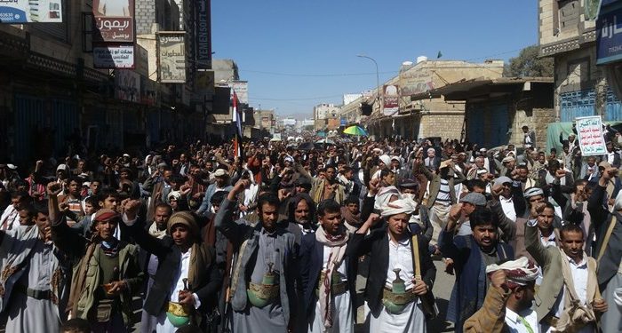 تظاهرات‌ گسترده در صعده در محکومیت تحریم سوختی یمن