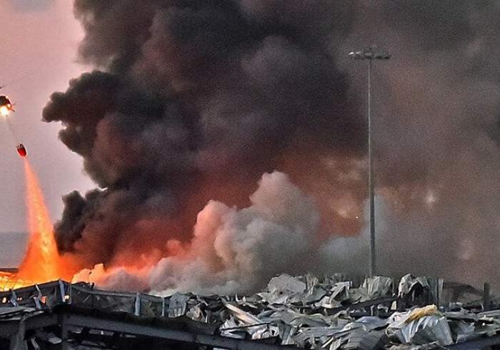 انفجار و آتش سوزی در تاسیسات پشتیبانی حیفا در اسرائیل