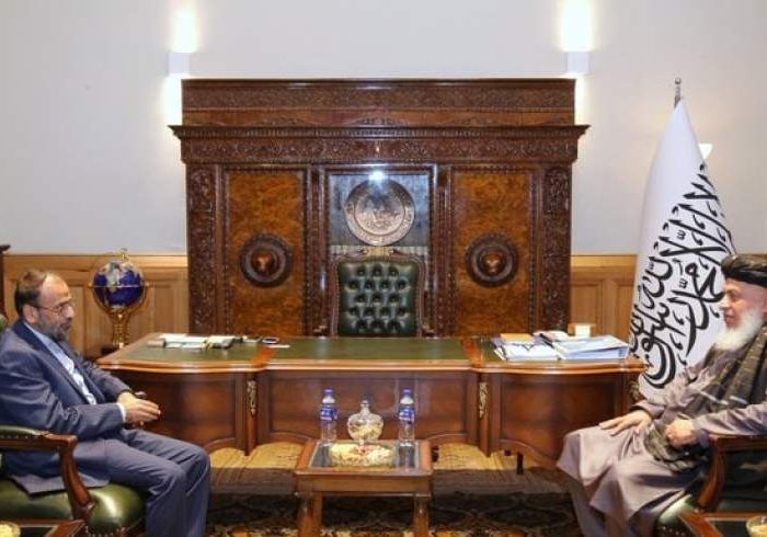 دیدار معین سیاسی وزارت خارجه امارت اسلامی با معاون سفیر ایران