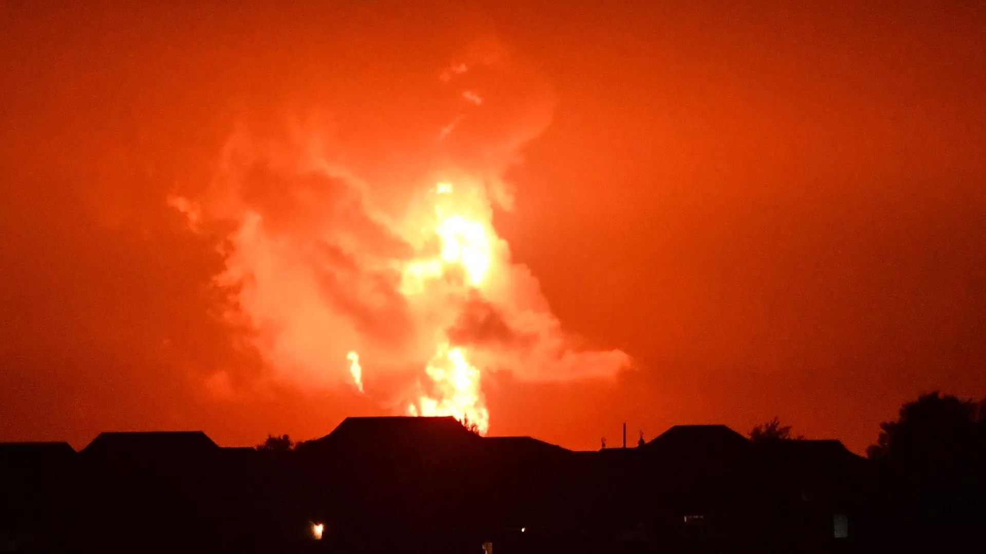انفجار در یک انبار مهمات در کریمه در اثر خرابکاری