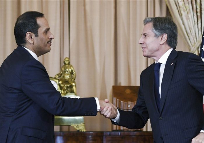وزرای خارجه آمریکا و قطر در «کامبوج» درباره افغانستان گفتگو کردند