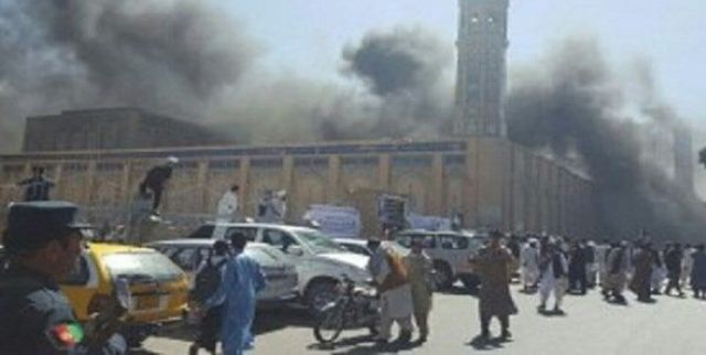 ادامه محکومیت حمله انتحاری به مسجد جامع گازرگاه هرات