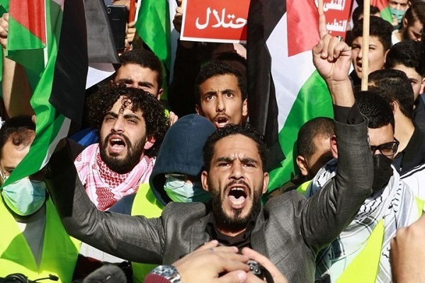 اعتراضات مردمی در اردن به توسعه روابط با رژیم صهیونیستی