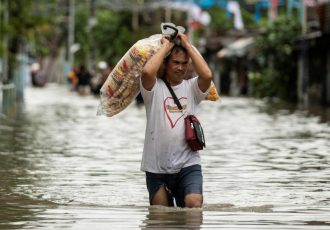 ۱۰۱ کشته و ۶۹ زخمی بر اثر طوفان مرگبار در فیلیپین