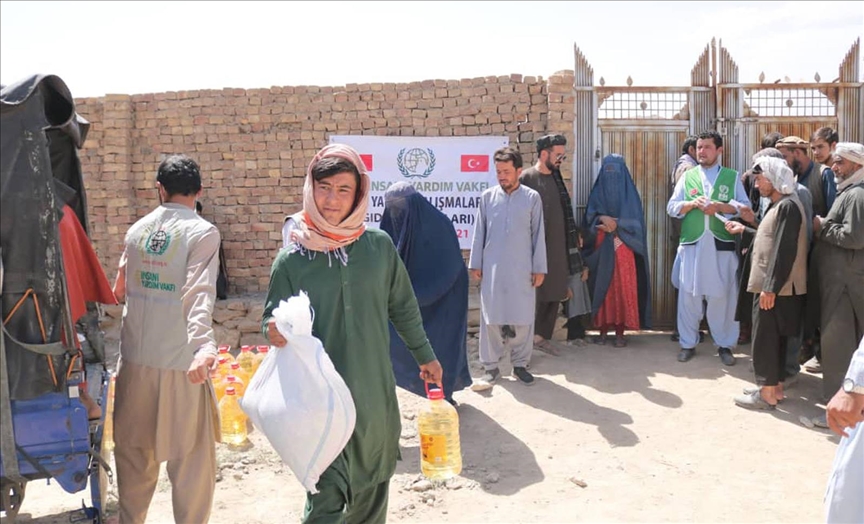 ادامه کمک‌های غذایی ترکیه به ‌ده‌هزار خانواده نیازمند در افغانستان