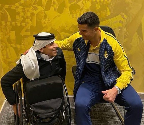 دیدار کریستیانو رونالدو با قاری جام جهانی
