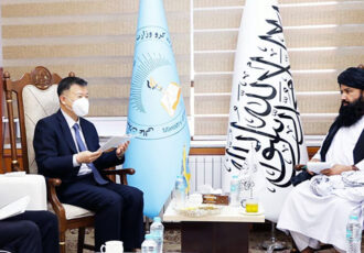 دیدار وزیر تحصیلات عالی با سفیر چین در کابل