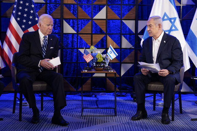بایدن در کنار نتانیاهو: به اسرائیل تبریک می‌گویم/ همه بدانند که امریکا در کنار اسرائیل است