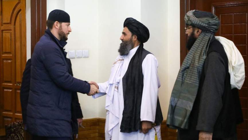 دیدار معاون اقتصادی گروه طالبان با مشاور رئیس جمهور روسیه