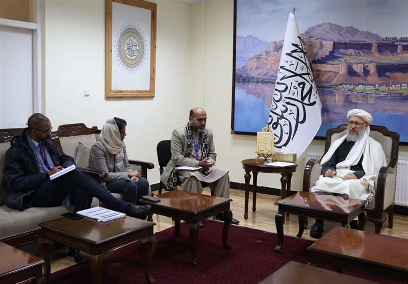 معاون نخست‌وزیر طالبان با معاون دبیرکل سازمان ملل دیدارکرد