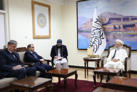 دیدار سفیر جمهوری آذربایجان با معاون اداری ریاست‌الوزارء در کابل