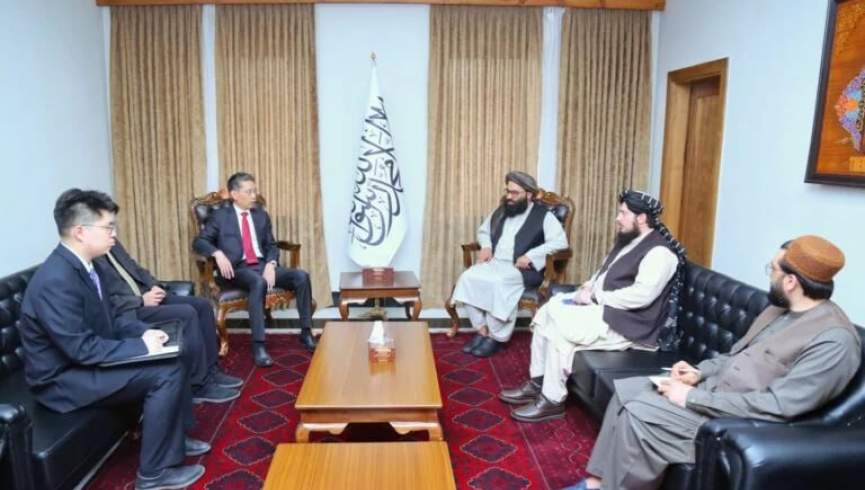 دیدار معاون وزارت خارجه طالبان با سفیر چین