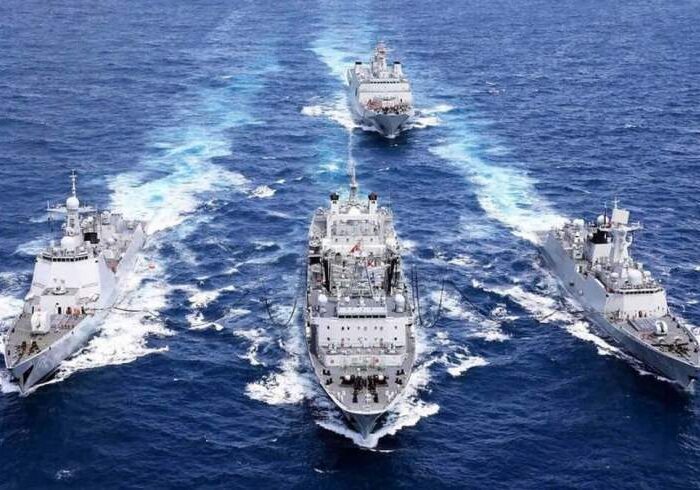 آغاز رزمایش دریایی مشترک میان روسیه، چین و ایران در دریای عمان