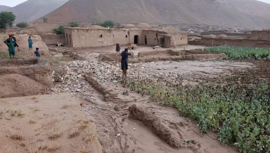 تخریب بیش از ۱۰۰ خانه در سیل بادغیس