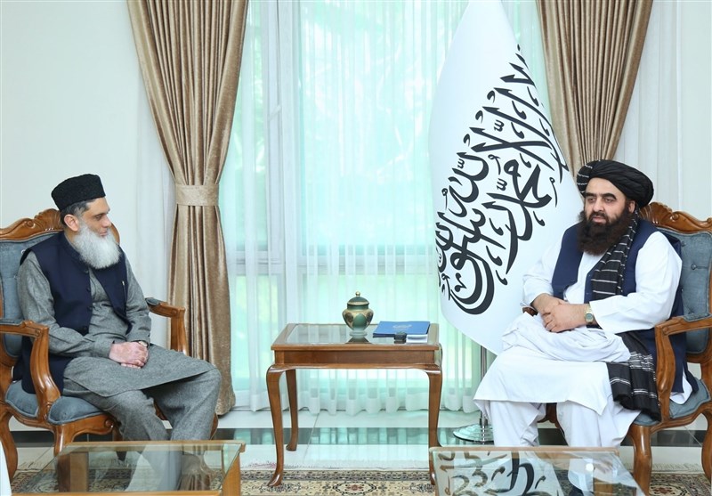 دیدار امیرخان متقی وزیر خارجه حکومت طالبان با سرپرست سفارت پاکستان در کابل