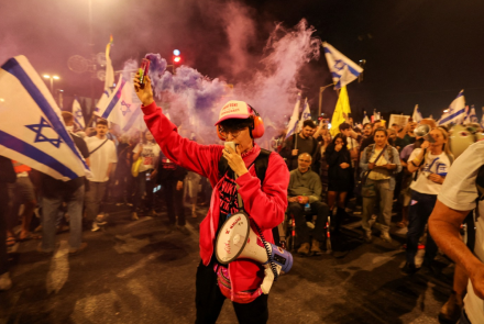 تظاهرات هزاران اسراییلی  علیه نتانیاهو