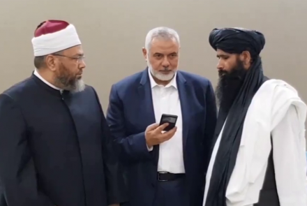 گفت‌وگوی تلفنی امیرخان متقی با اسماعیل هنیه رئیس دفتر سیاسی حماس