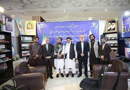 هیئت طالبان از موسسه طبع و نشر قرآن و نمایشگاه کتاب بازدید کرد
