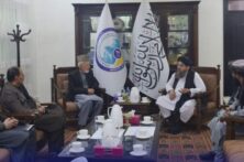 دیدار وزیر معادن طالبان با وزیر مخابرات حکومت پیشین