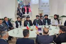 دیدار وزیر صنعت طالبان با سفیر ایران در مسکو
