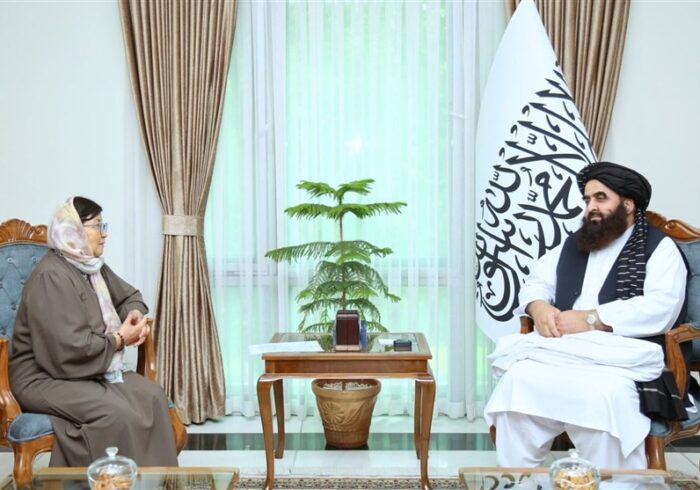 وزیر خارجه طالبان بانماینده سازمان ملل دیدار کرد