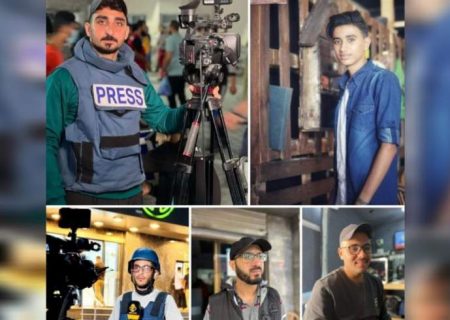 ۵ خبرنگار دیگر در فلسطین به شهادت رسیدند