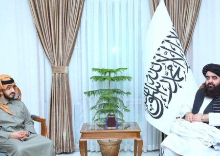 امیر خان متقی با کاردار سفارت قطر در کابل دیدار کرد