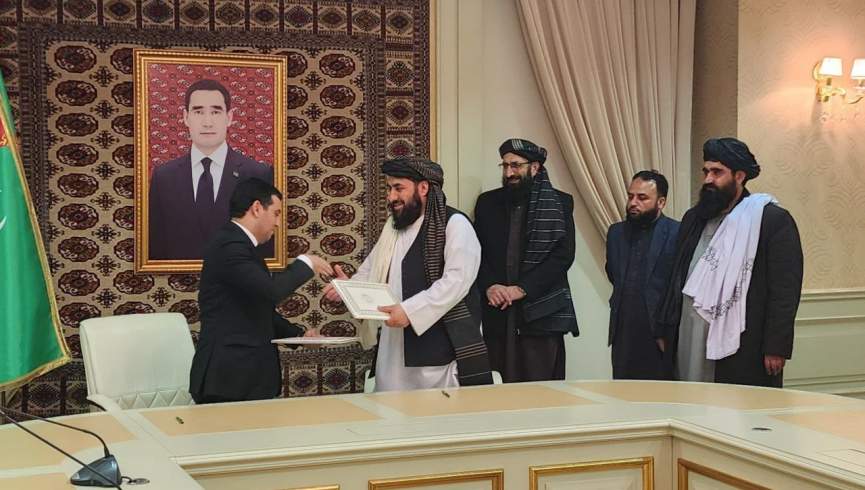 وزارت فواید عامه: سه تفاهمنامه همکاری در بخش توسعه خط آهن با ترکمنستان امضاشد
