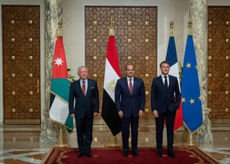 تاکید مصر، اردن و فرانسه بر لزوم توقف جنگ غزه