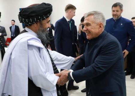 عبدالغنی برادر با رئیس‌جمهور تاتارستان دیدار کرد