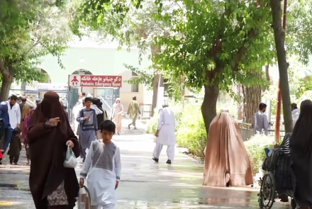 بخش‌های جدید در شفاخانه میرویس قندهار گشایش یافت