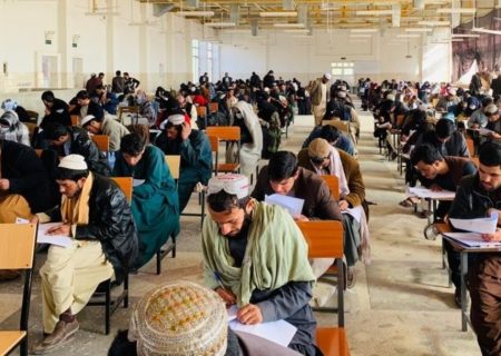 امتحان کانکور در ولایت جوزجان با حضور بیش از ۱۴۰۰ داوطلب برگذار شد
