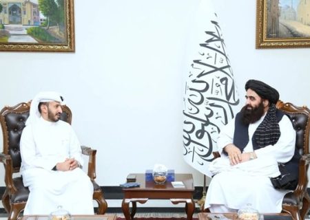 امیرخان متقی با کاردار سفارت قطر، در کابل دیدار کرد
