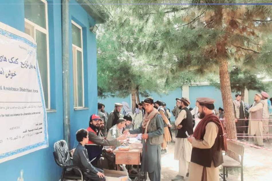موسسه اکتید نزدیک به سه میلیون افغانی به ۹۵۱ خانواده در ولسوالی درایم بدخشان کمک نقدی کرد