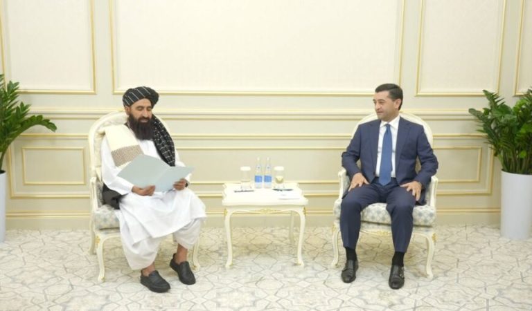 سفیر طالبان در اوزبیکستان با وزیر خارجه این کشور دیدار کرد