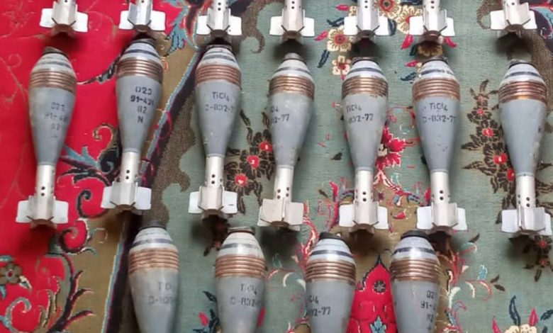 کشف ۲۰ کیلوگرام چرس و مهمات ؛ چهار نفر بازداشت شدند 