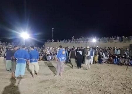 رقابت‌های پهلوانی محلی کورش در دولت‌آباد بلخ برگزار شد