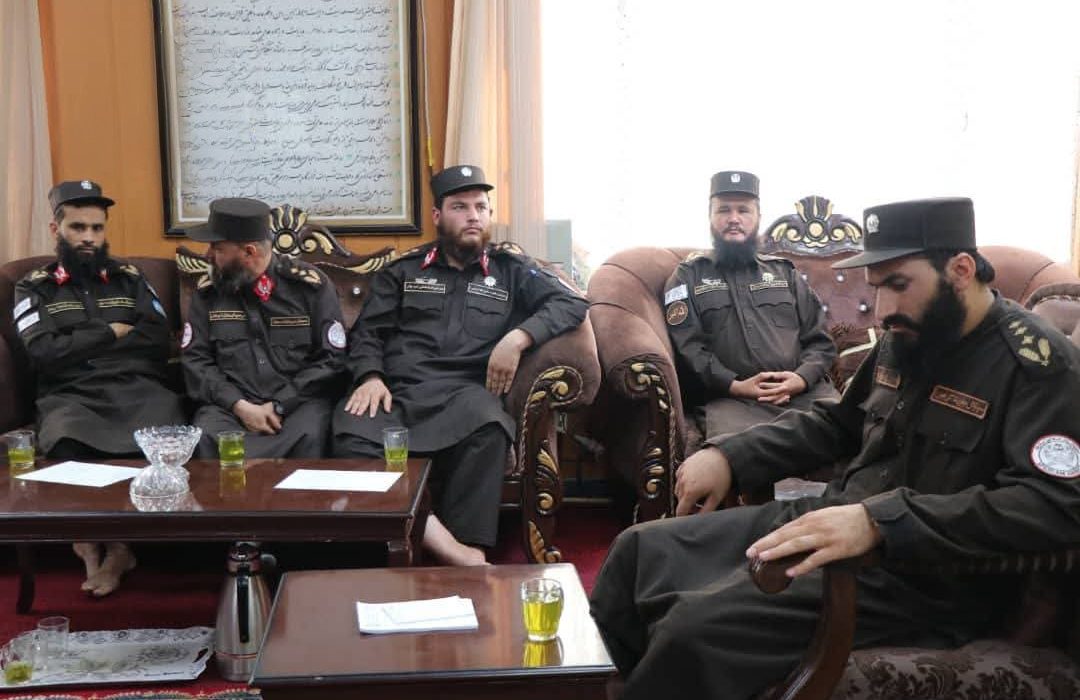 نشست اداری فرماندهی امنیه طالبان در بغلان برگزار شد