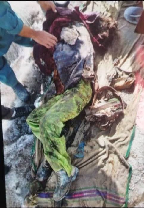 جسد یک سرباز مفقود شده از جنگ علیه شوروی پس از ۳۸ سال در ولسوالی نسی بدخشان پیدا شد