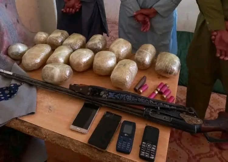 کشف بیش از ۵۵ کیلوگرام مواد مخدر در جوزجان؛ ۹ نفر بازداشت شدند